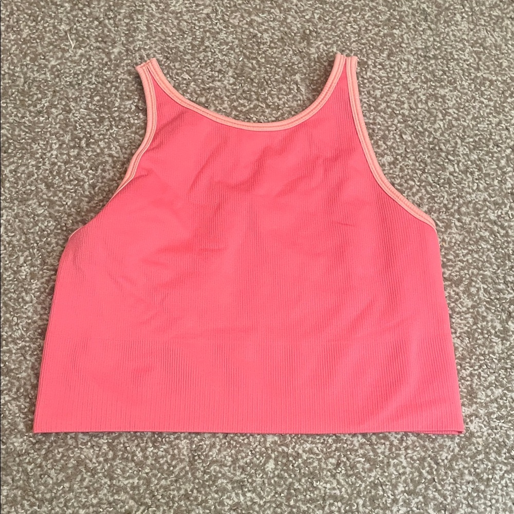Athleta Aurora High Neck Crop Tank Top